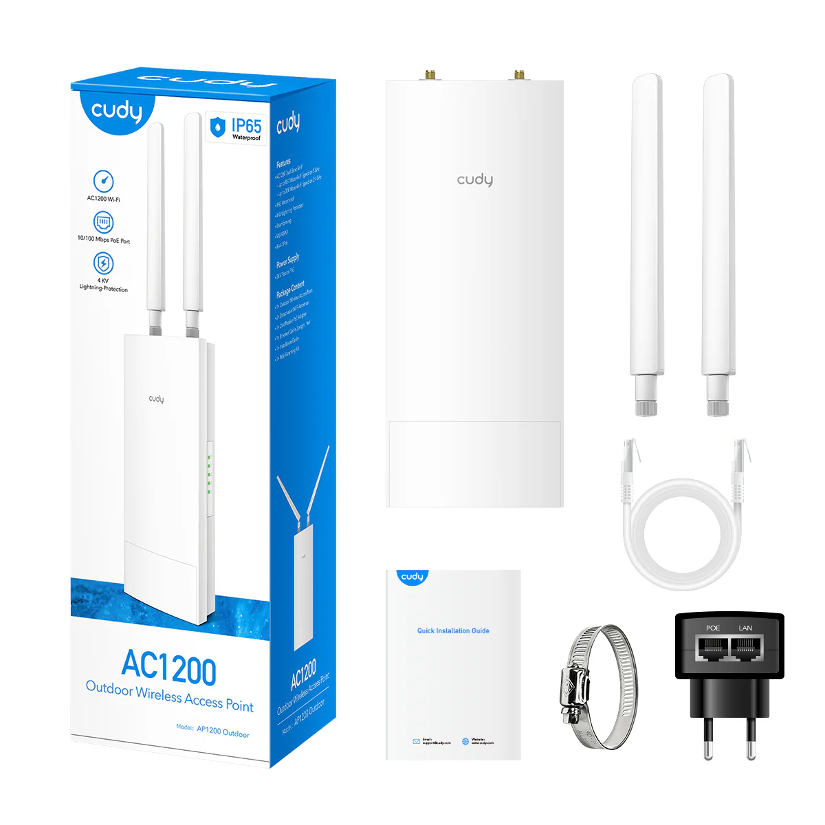 Indoor/Outdoor AC1200 Wi-Fi Access Point, AP1200 Outdoor 1.0 - Image 6