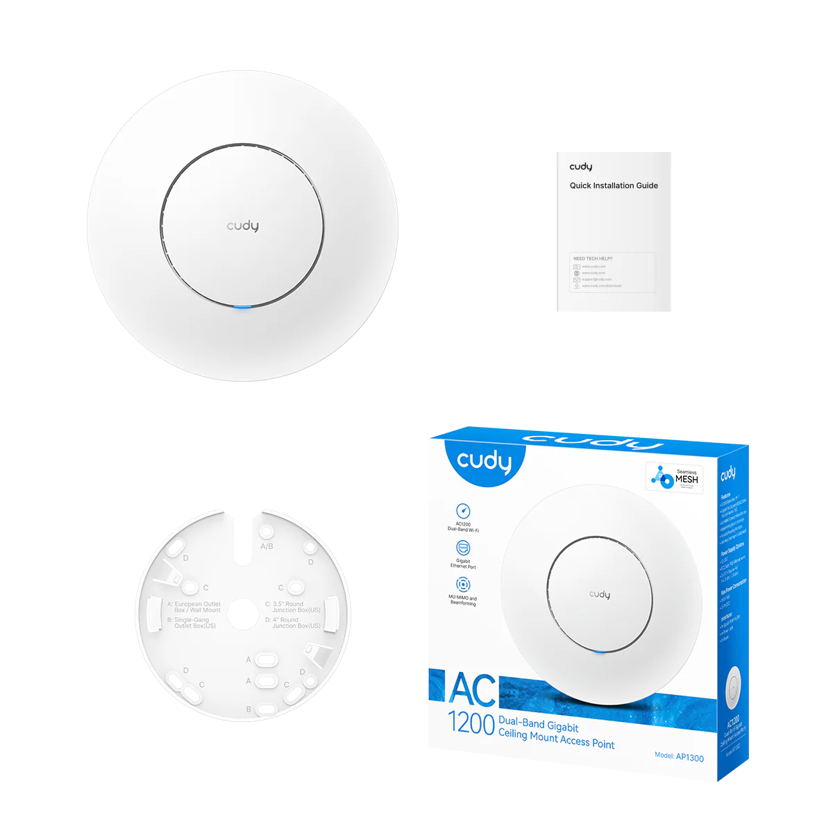 AC1200 Dual-Band Gigabit Wi-Fi Access Point, AP1300 2.0 - Image 4