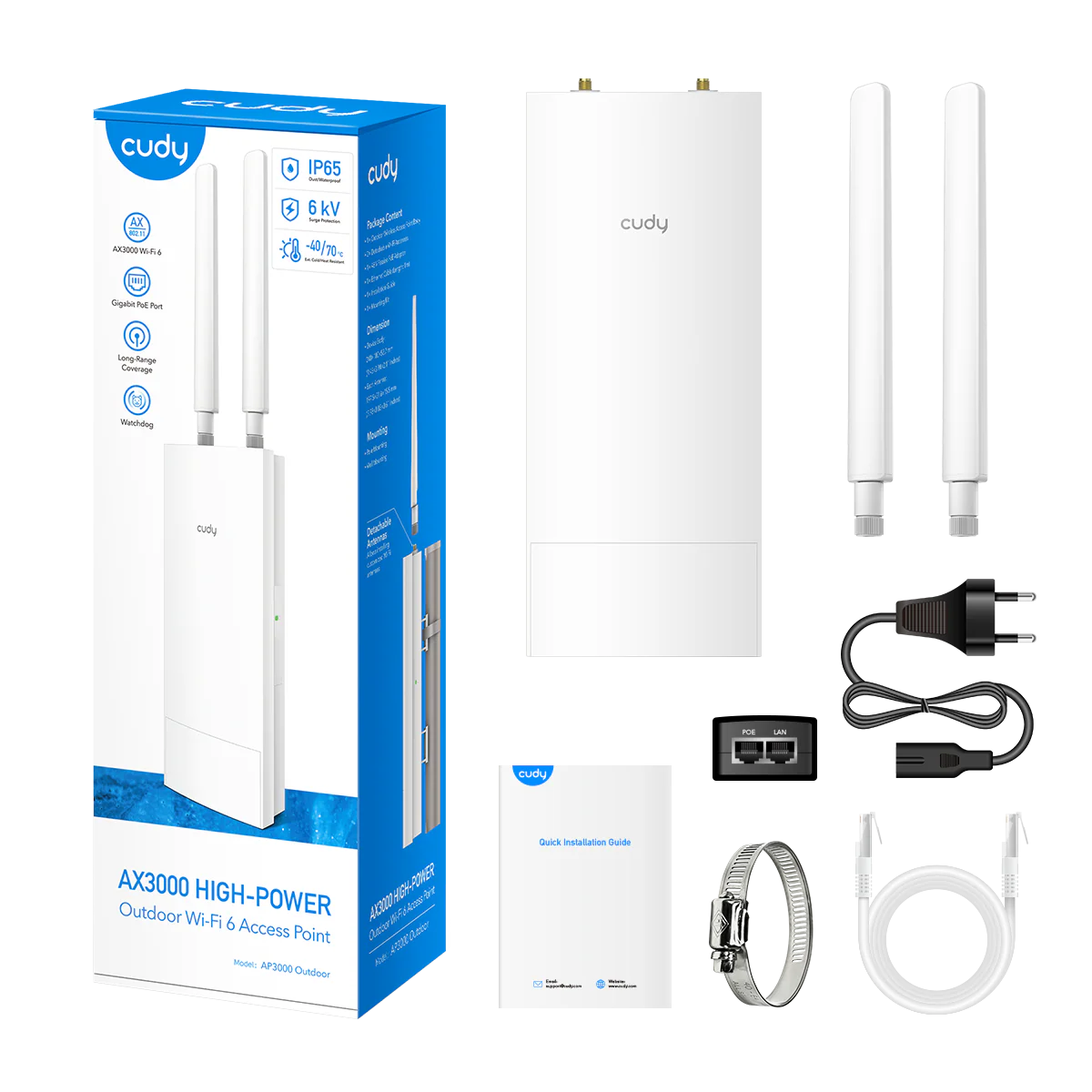 Indoor/Outdoor AX3000 High-Power Wi-Fi 6 Access Point, AP3000 Outdoor 1.0 - Image 6