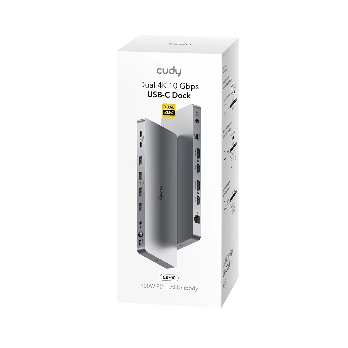 Dual 4K 10 Gbps USB-C Dock, CS700 1.0 - Image 6