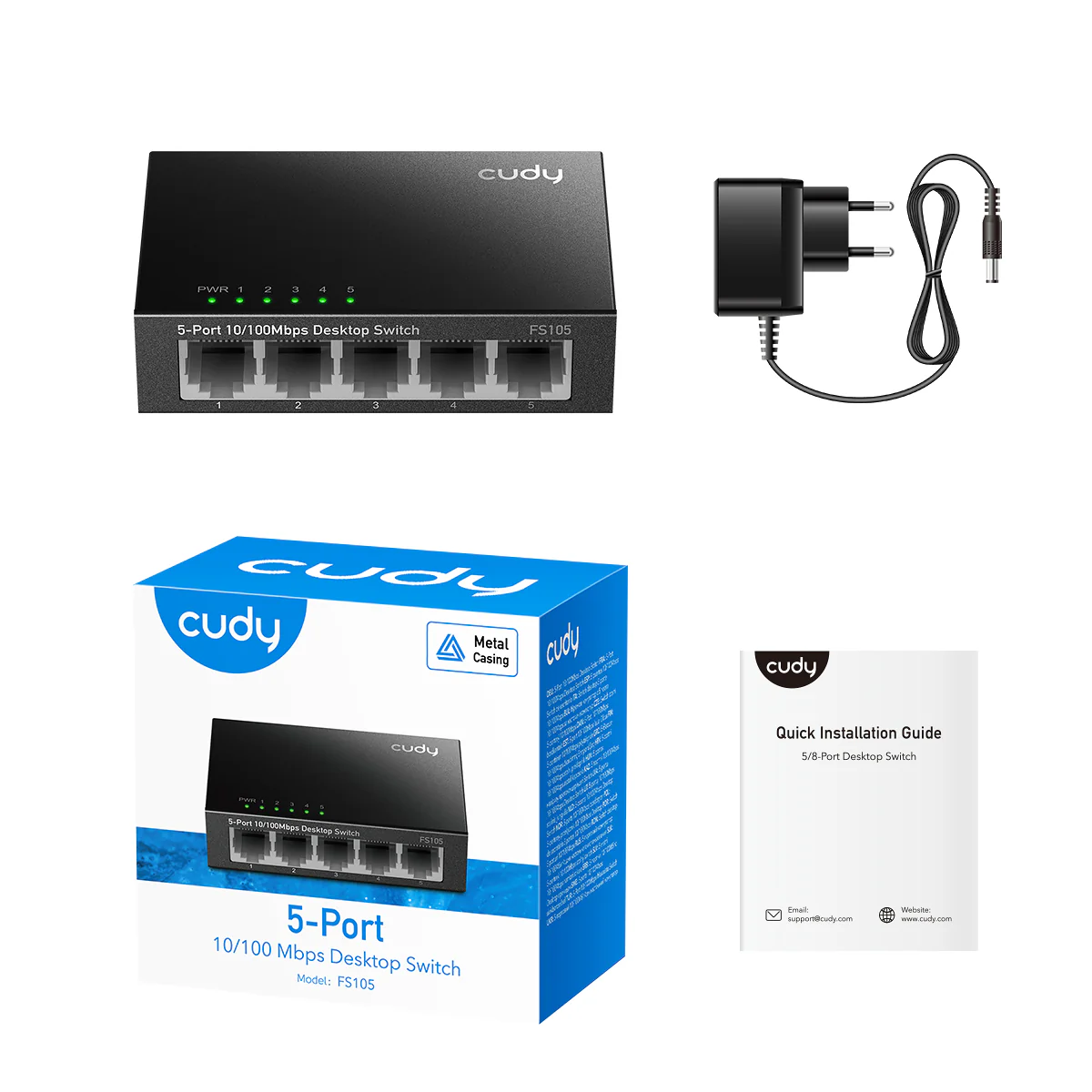 5-Port 10/100 Mbps Unmanaged Switch, FS105 3.0 - Image 3