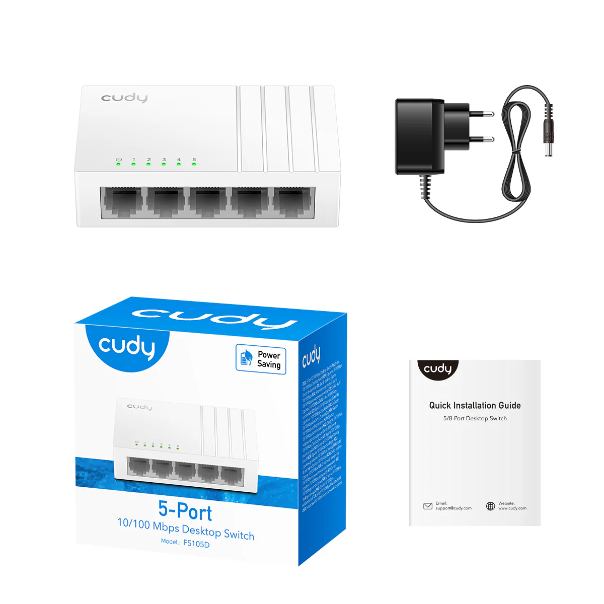 5-Port 10/100 Mbps Unmanaged Switch, FS105D 3.0 - Image 3
