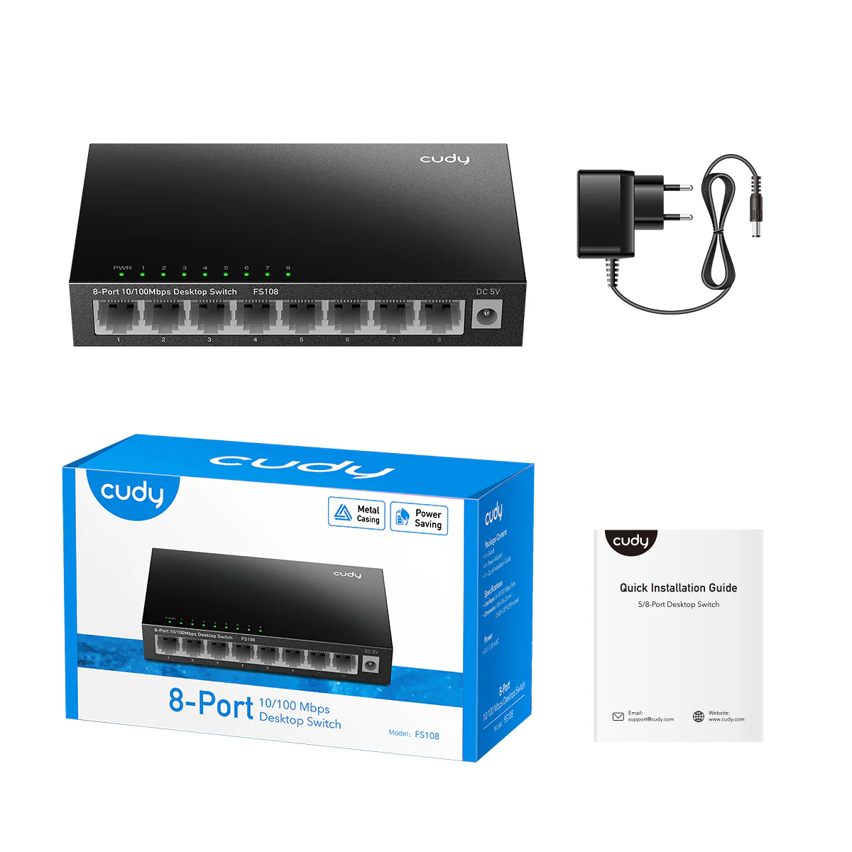 8-Port 10/100 Mbps Desktop Switch, FS108 3.0 - Image 3