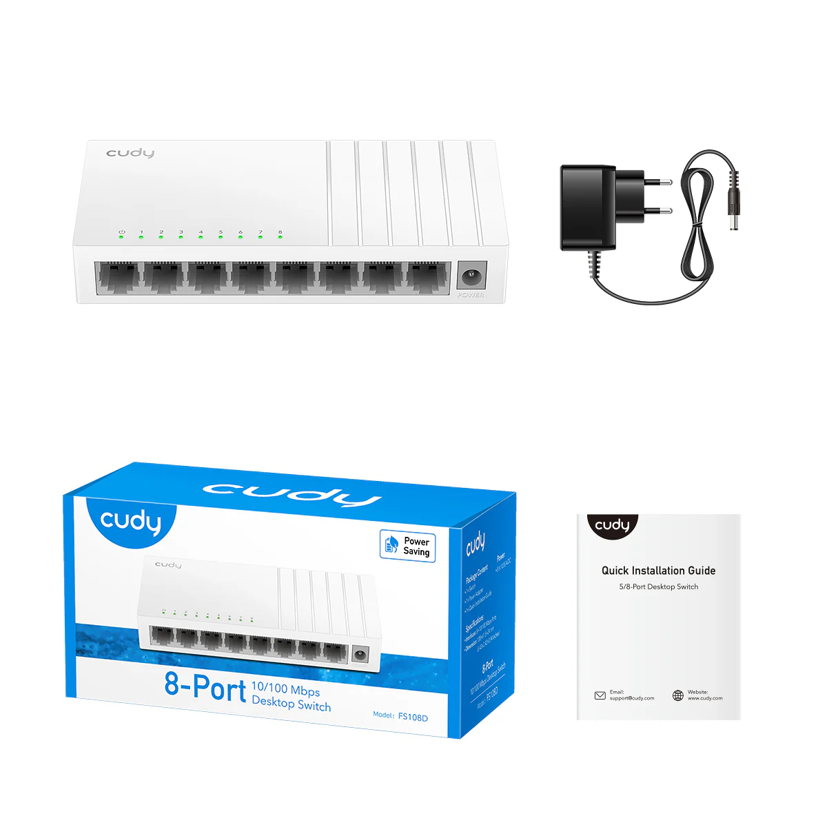 8-Port 10/100 Mbps Unmanaged Switch, FS108D 4.0 - Image 3