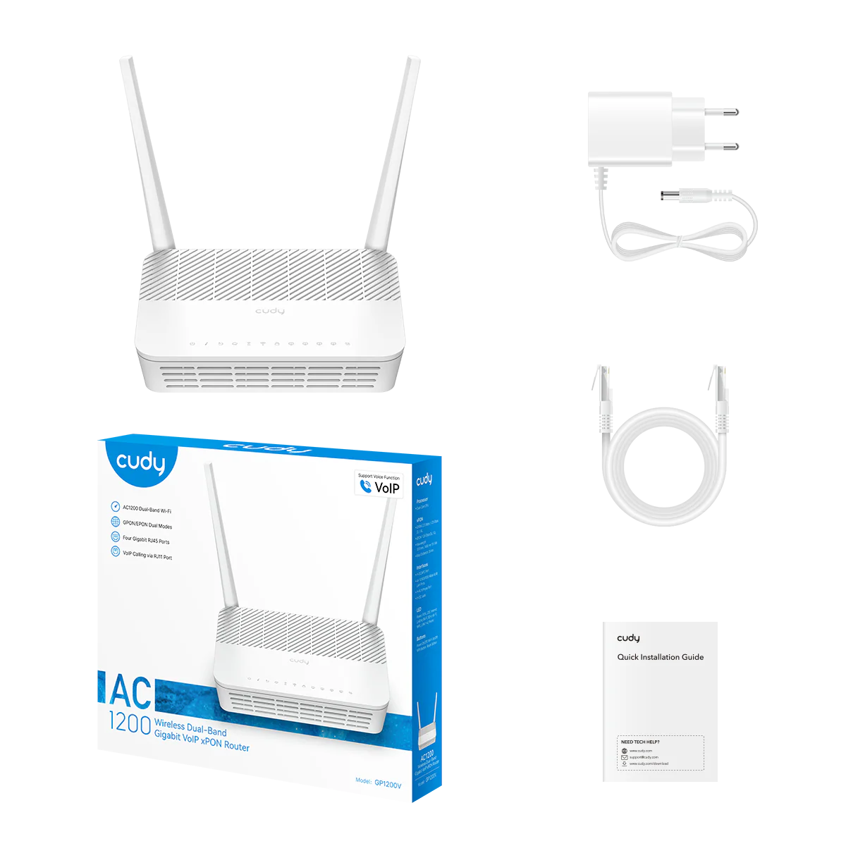 AC1200 xPON VoIP Wi-Fi Router, GP1200V 1.1 - Image 5