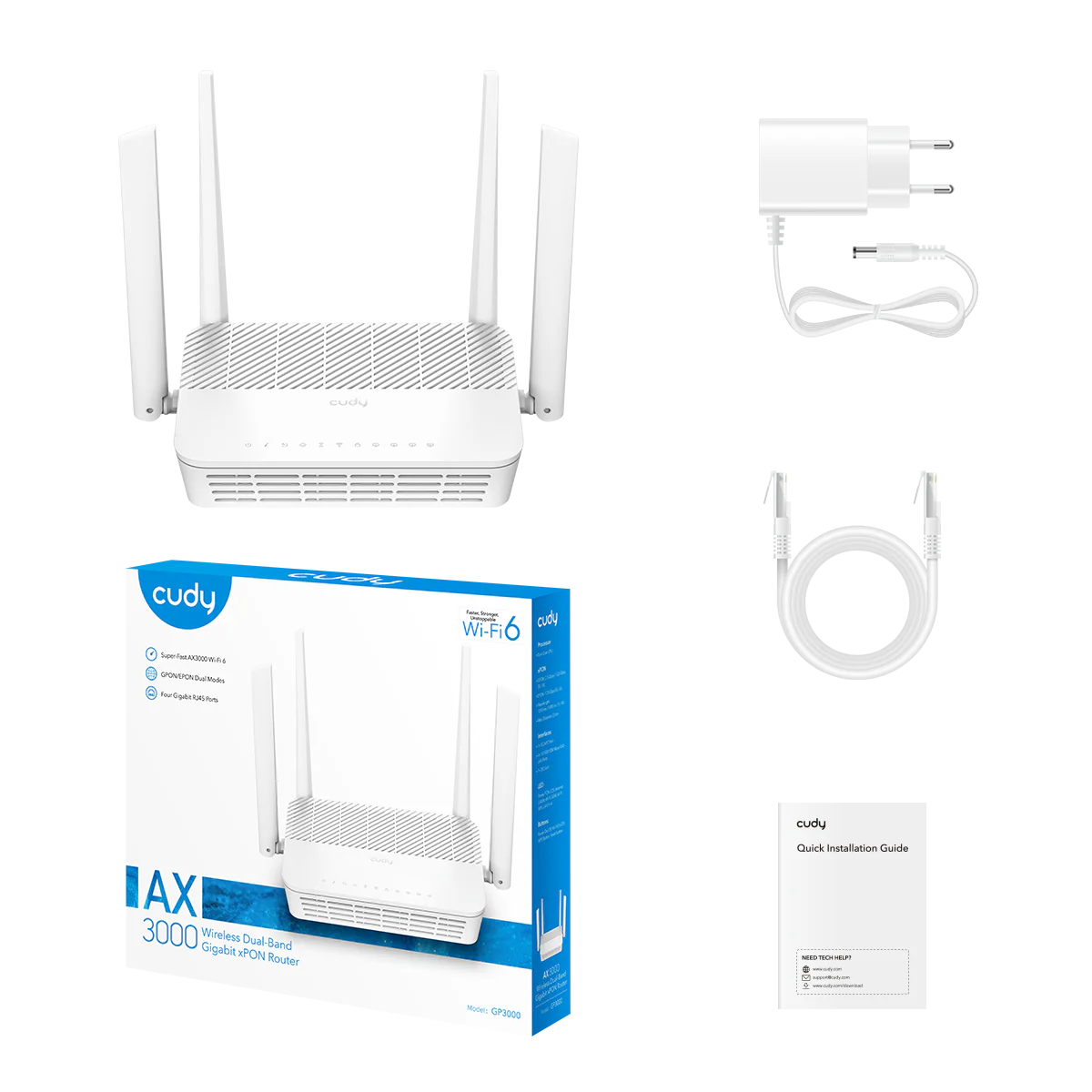 AX3000 Wireless Dual-Band Gigabit xPON Router, GP3000 1.0 - Image 5
