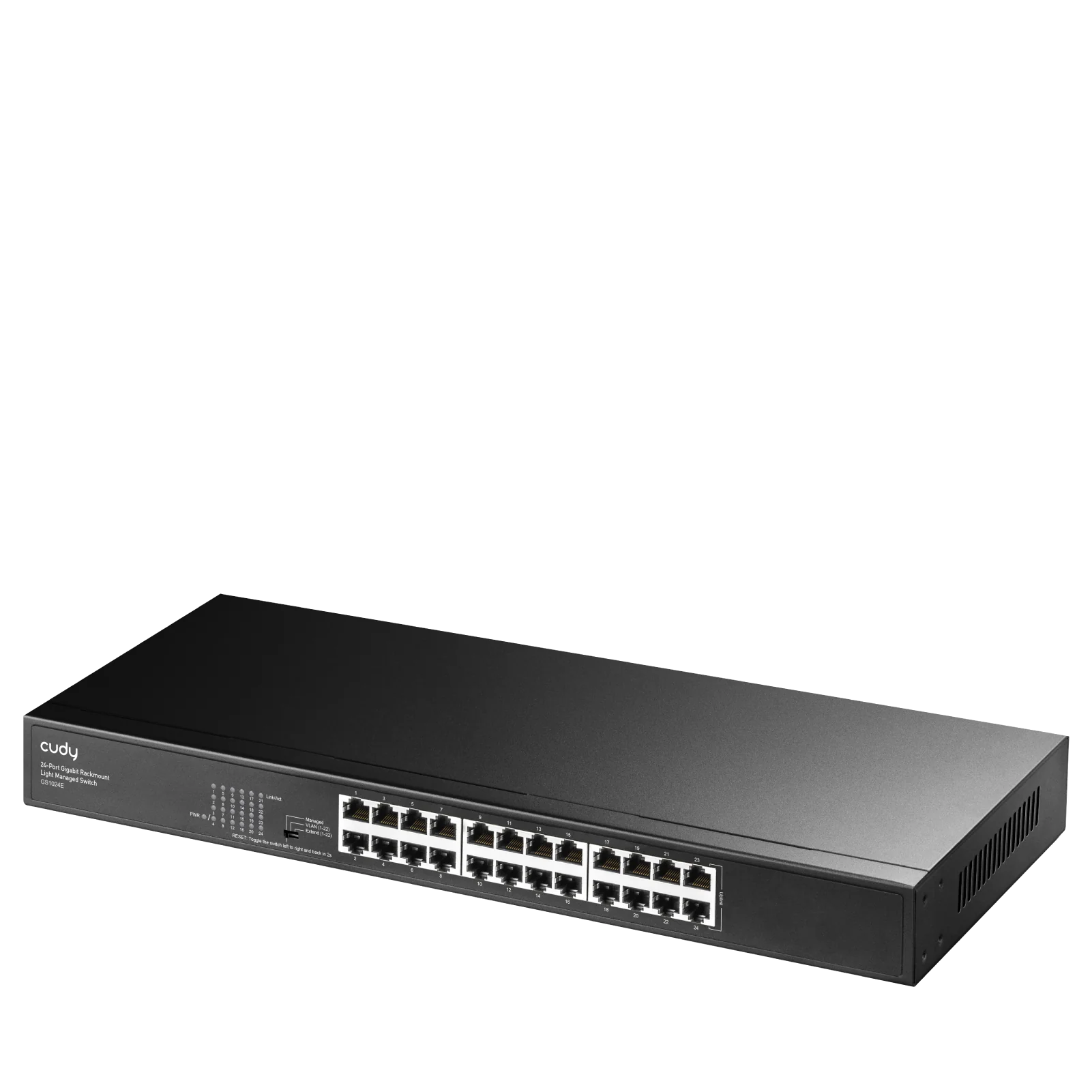 24-Port Gigabit Rackmount Easy-Managed Switch, GS1024E 1.0 - Image 2