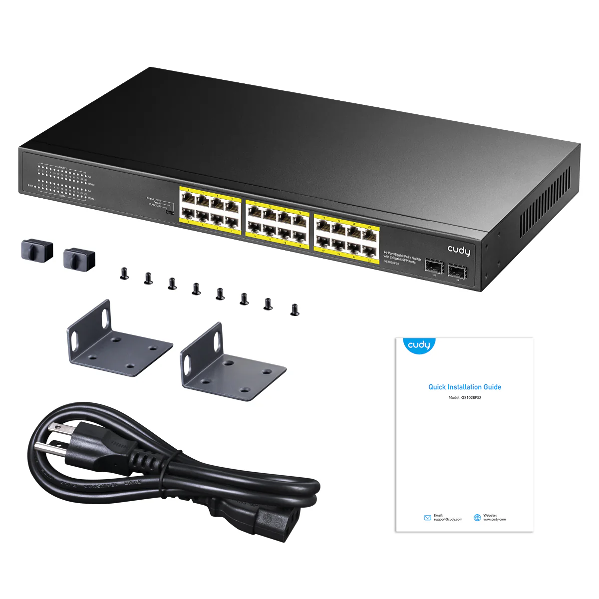 24-GbE PoE Switch with 2 Uplink SFP, GS1028PS2 1.0 - Image 4