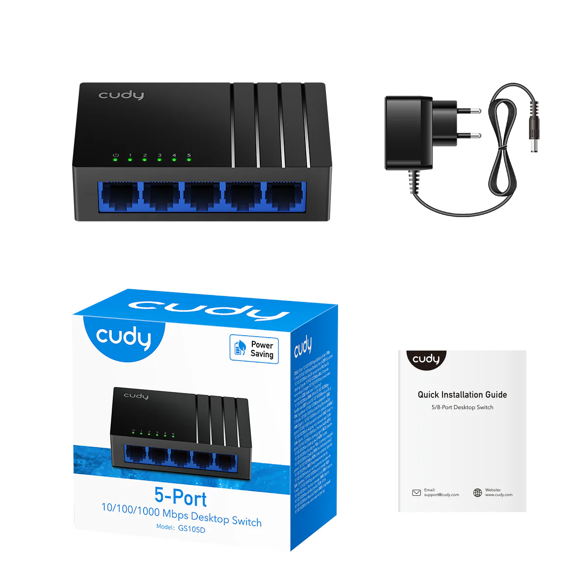 5-Port Gigabit Unmanaged Switch, GS105D 4.0 - Image 4