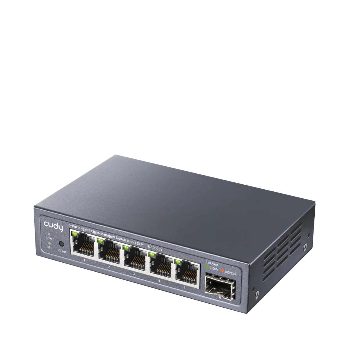 5-Port Gigabit Easy-Managed Switch with 1 SFP, GS105ES1 1.0 - Image 2