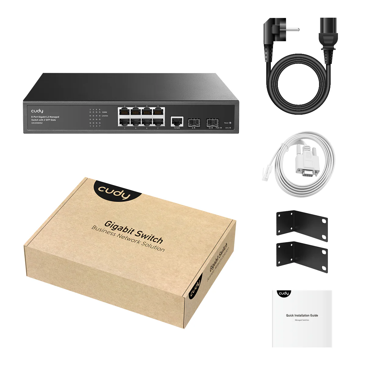 8-Port Gigabit Managed Switch with 2 SFP, GS2008S2 1.0 - Image 3