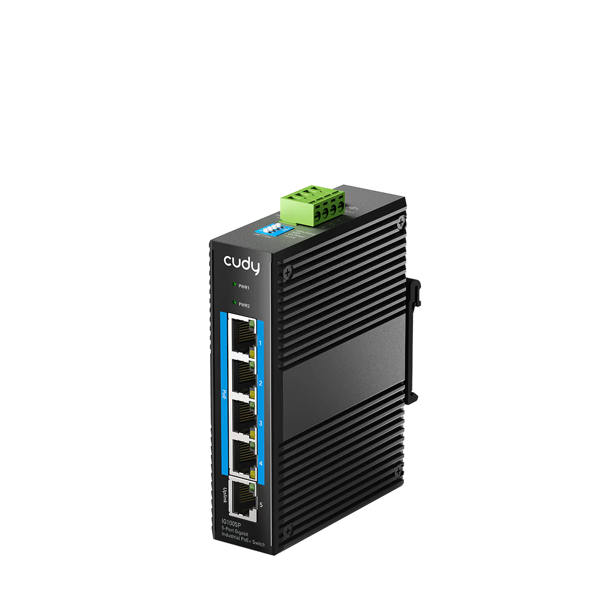 5-Port Gigabit Industrial PoE+ Switch, IG1005P 2.0