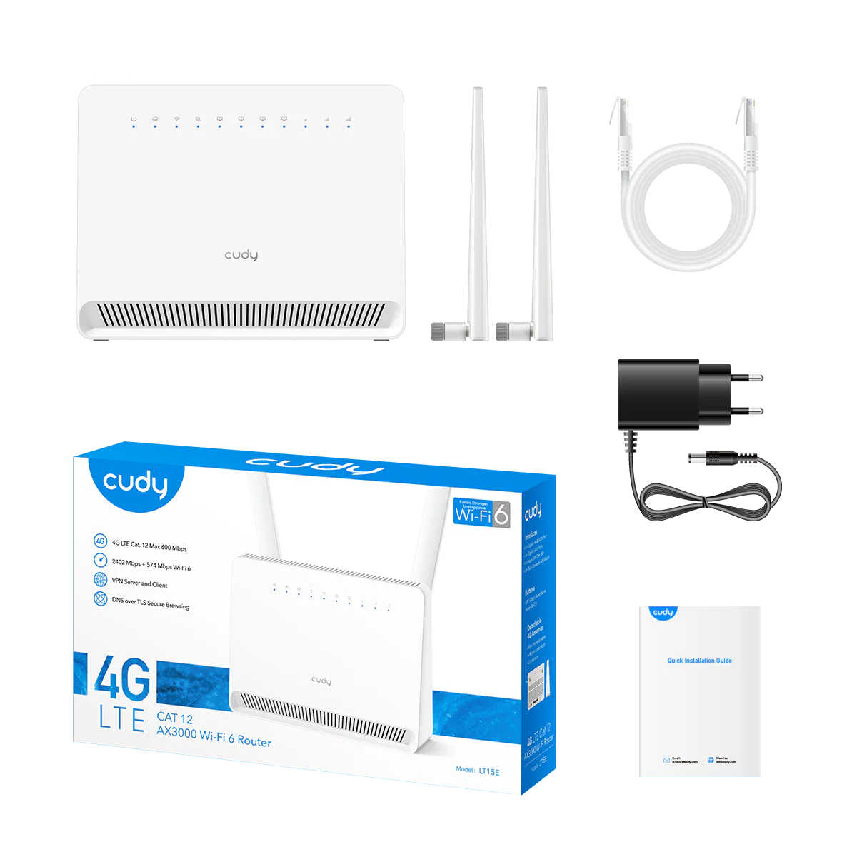4G Cat 12 AX3000 Wi-Fi 6 Router, LT15E 1.0 - Image 6