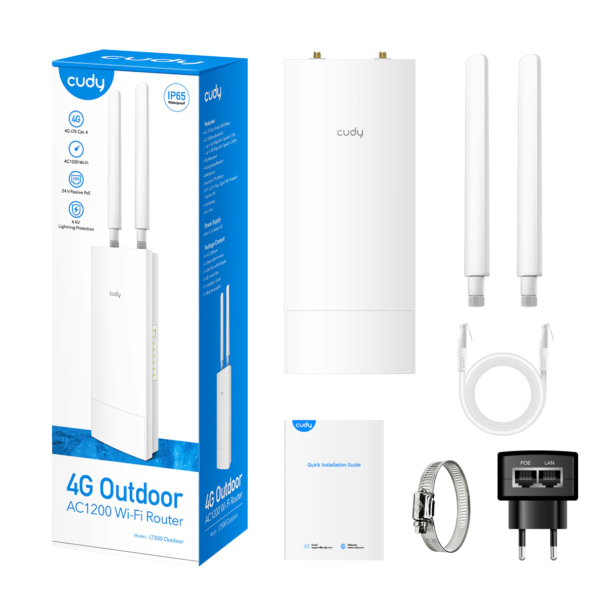 Indoor/Outdoor 4G AC1200 Wi-Fi Router, LT500 Outdoor 1.0 - Image 6