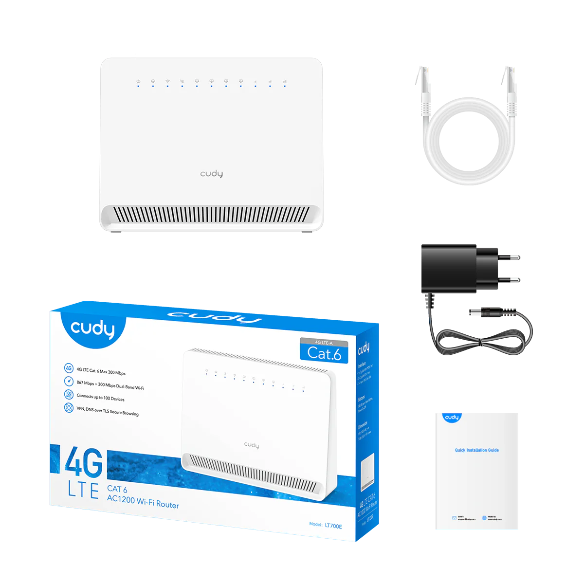 4G Cat 6 AC1200 Wi-Fi Router, LT700E 1.0 - Image 6