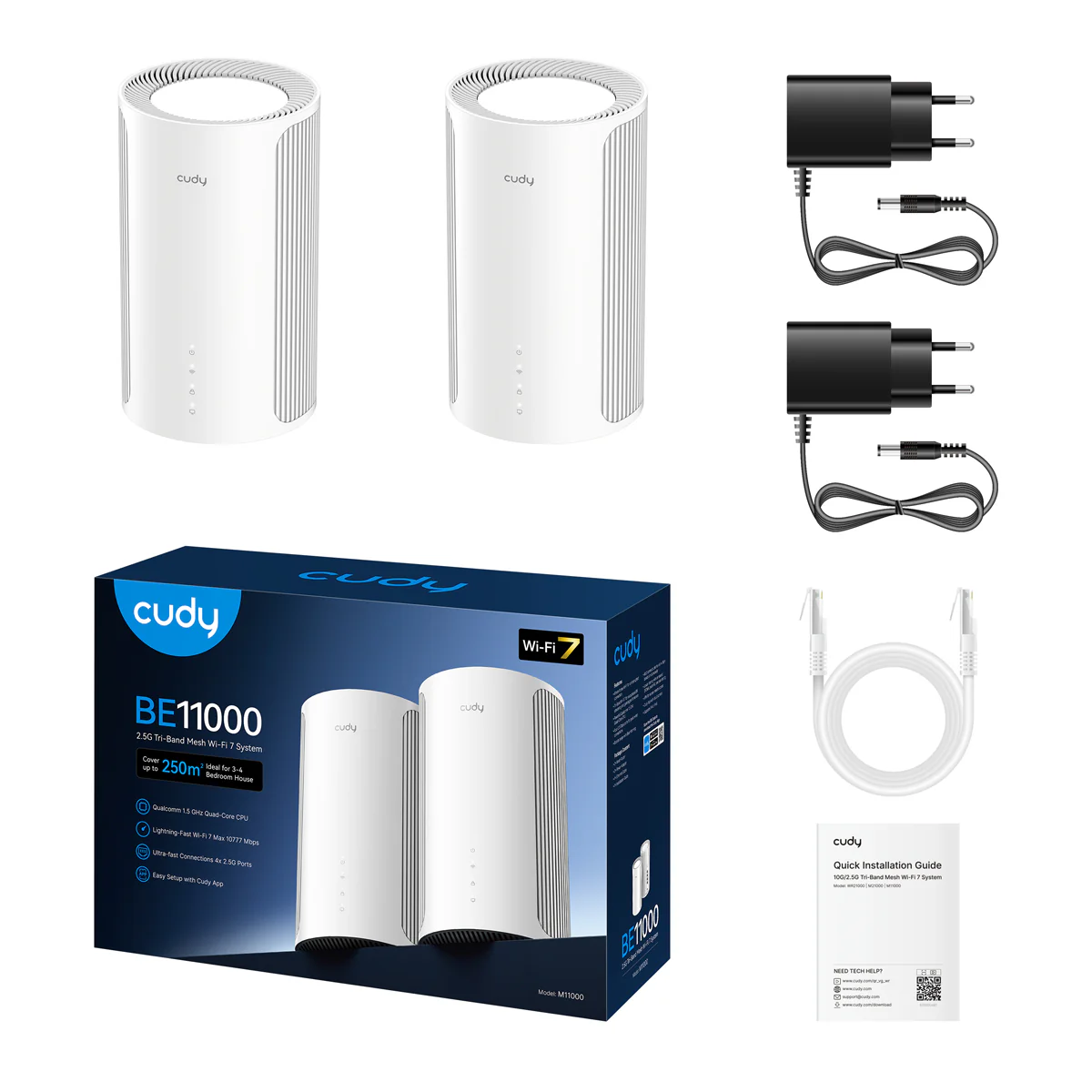 BE11000 2.5G Tri-Band Mesh Wi-Fi 7 System, M11000 1.0 - Image 6