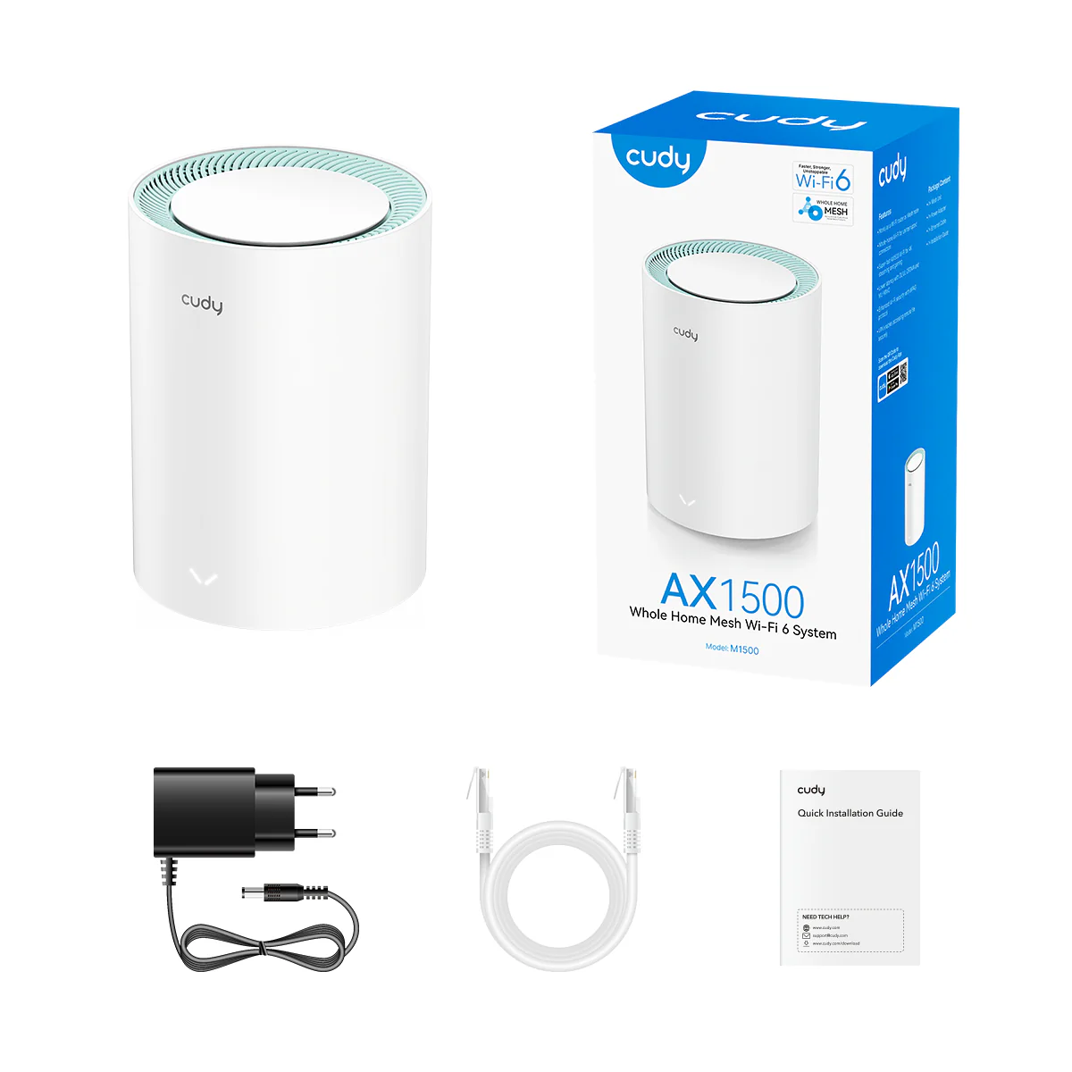 AX1500 Gigabit Mesh Wi-Fi 6 System, M1500 1.0 - Image 4