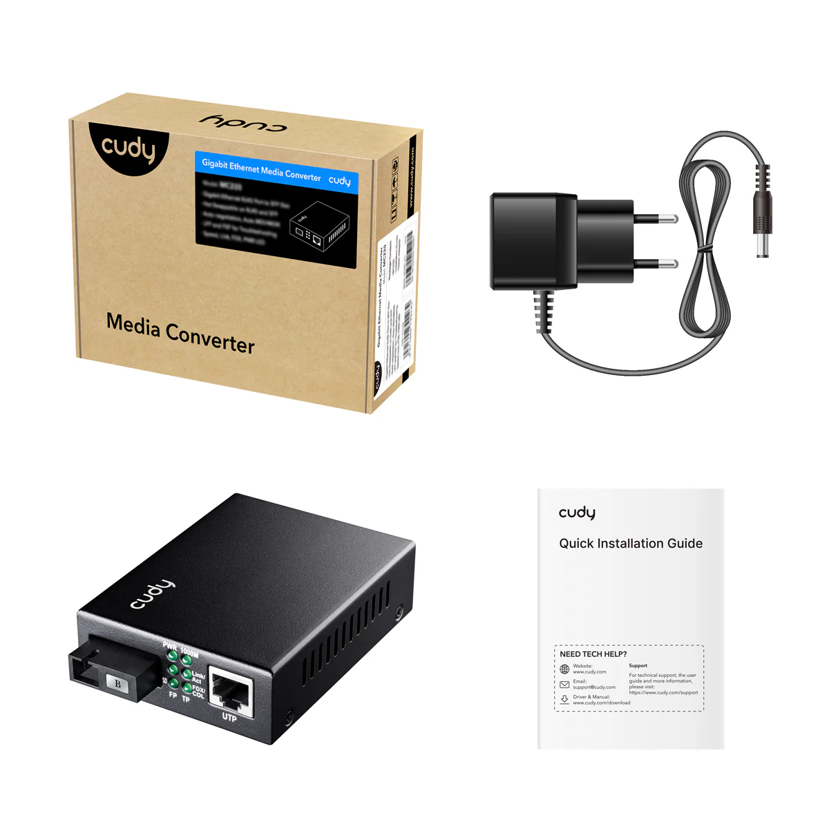 Gigabit Ethernet Media Converter WDM BiDi, MC100GSB-60AB 1.0 - Image 6