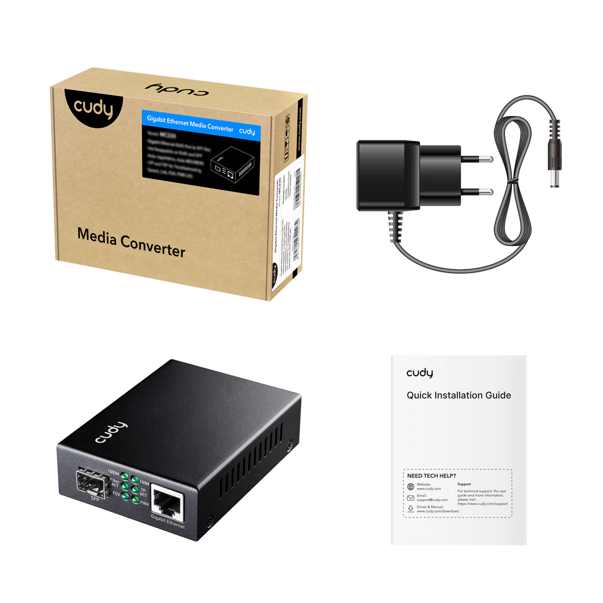 Gigabit Ethernet Media Converter, MC220 2.0 - Image 3