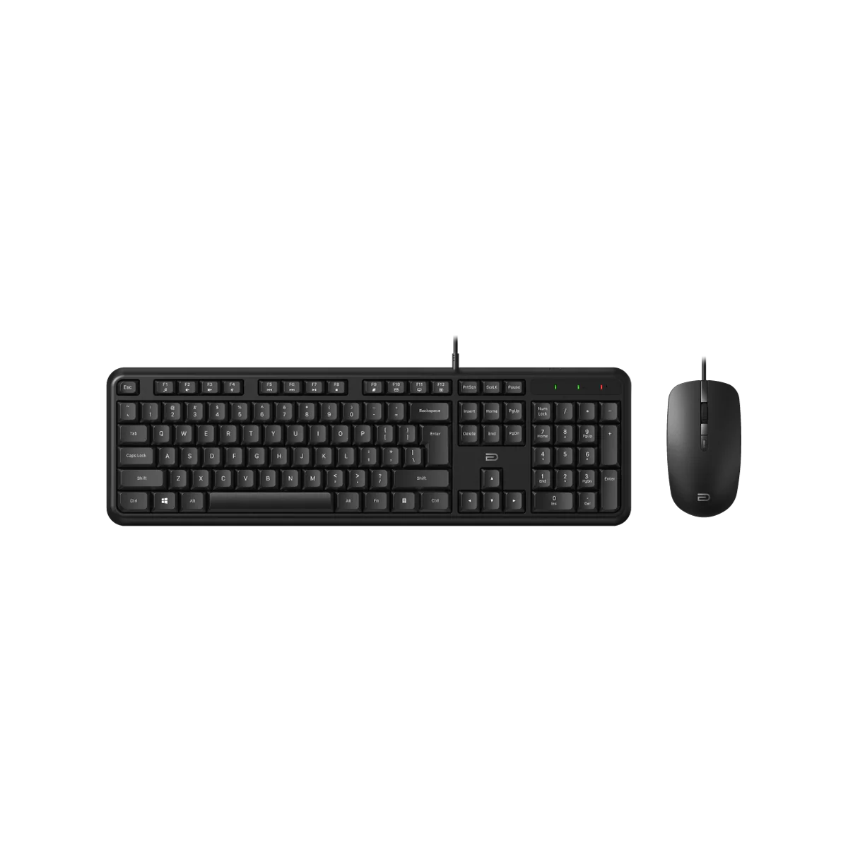 Silent Wired Keyboard and Mouse Combo, MK100 1.0