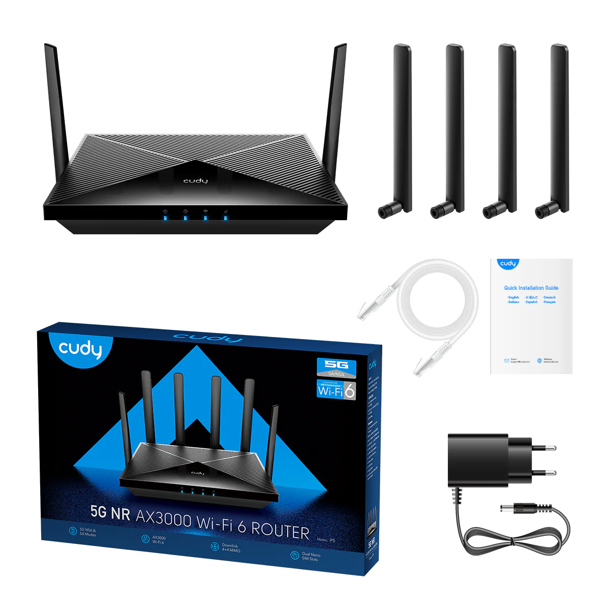 5G SA/NSA AX3000 Wi-Fi 6 Router, P5 1.0 - Image 5