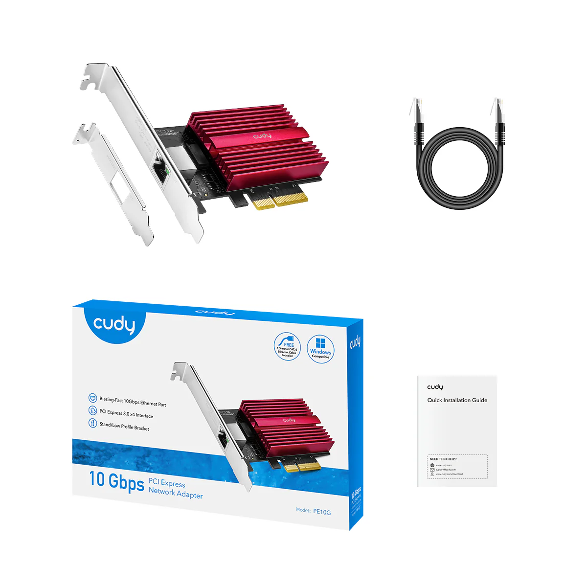 10 Gbps PCI-E Ethernet Adapter, PE10G 1.0 - Image 3
