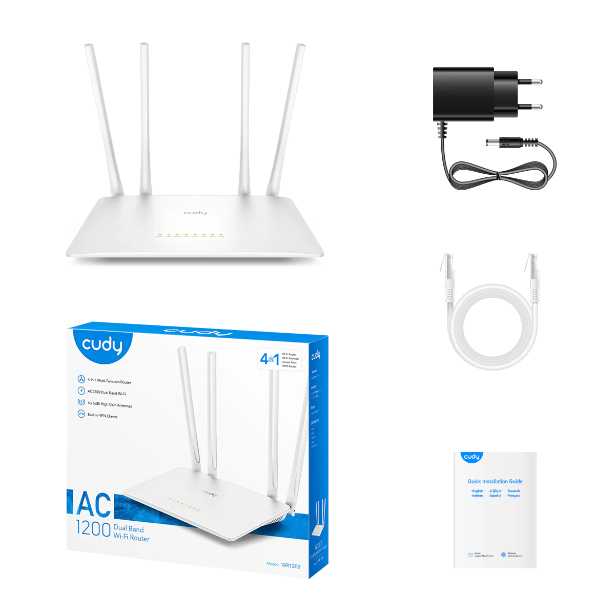 AC1200 Wi-Fi Router, WR1200 1.0 - Image 6