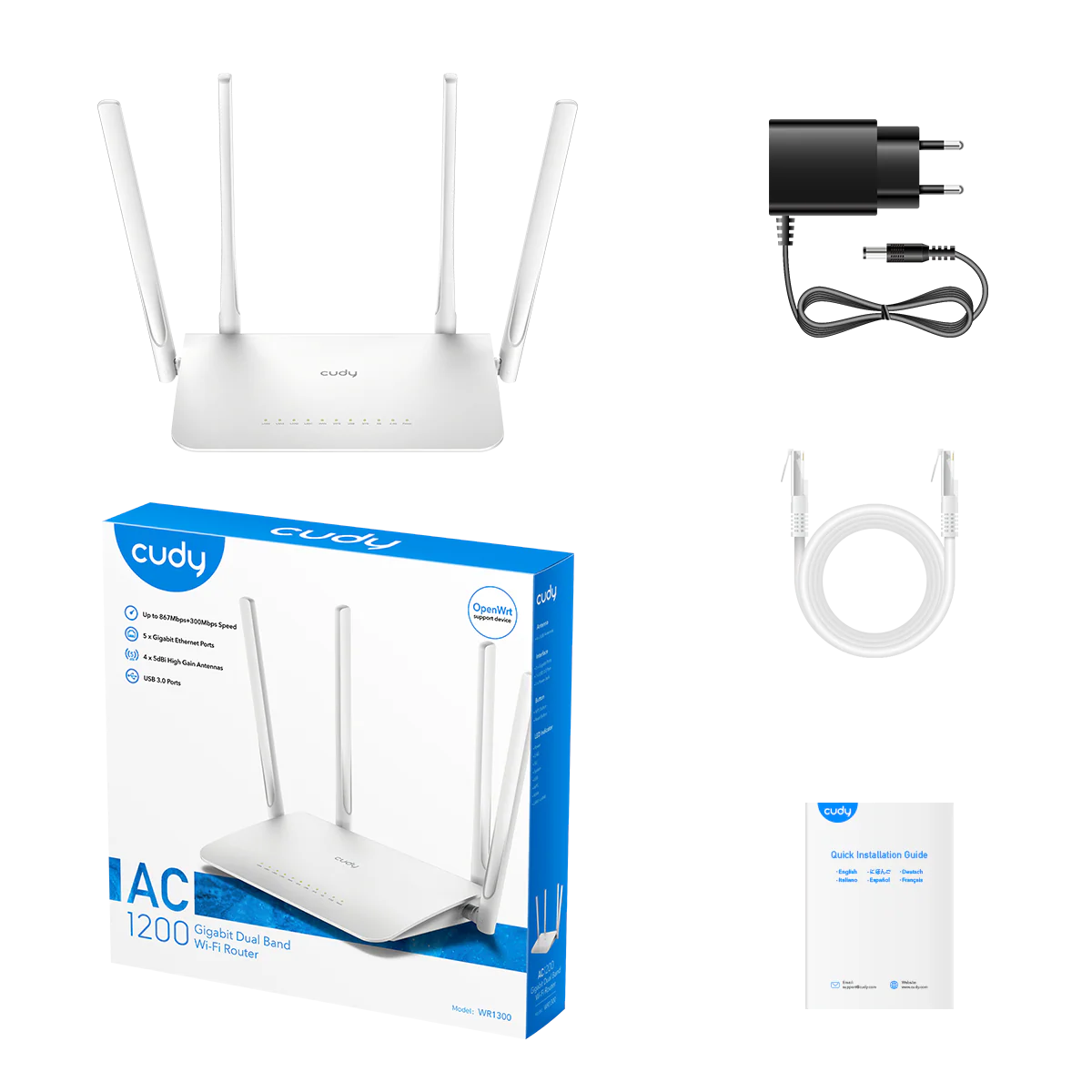AC1200 Gigabit Mesh Wi-Fi Router, WR1300 1.0 - Image 5