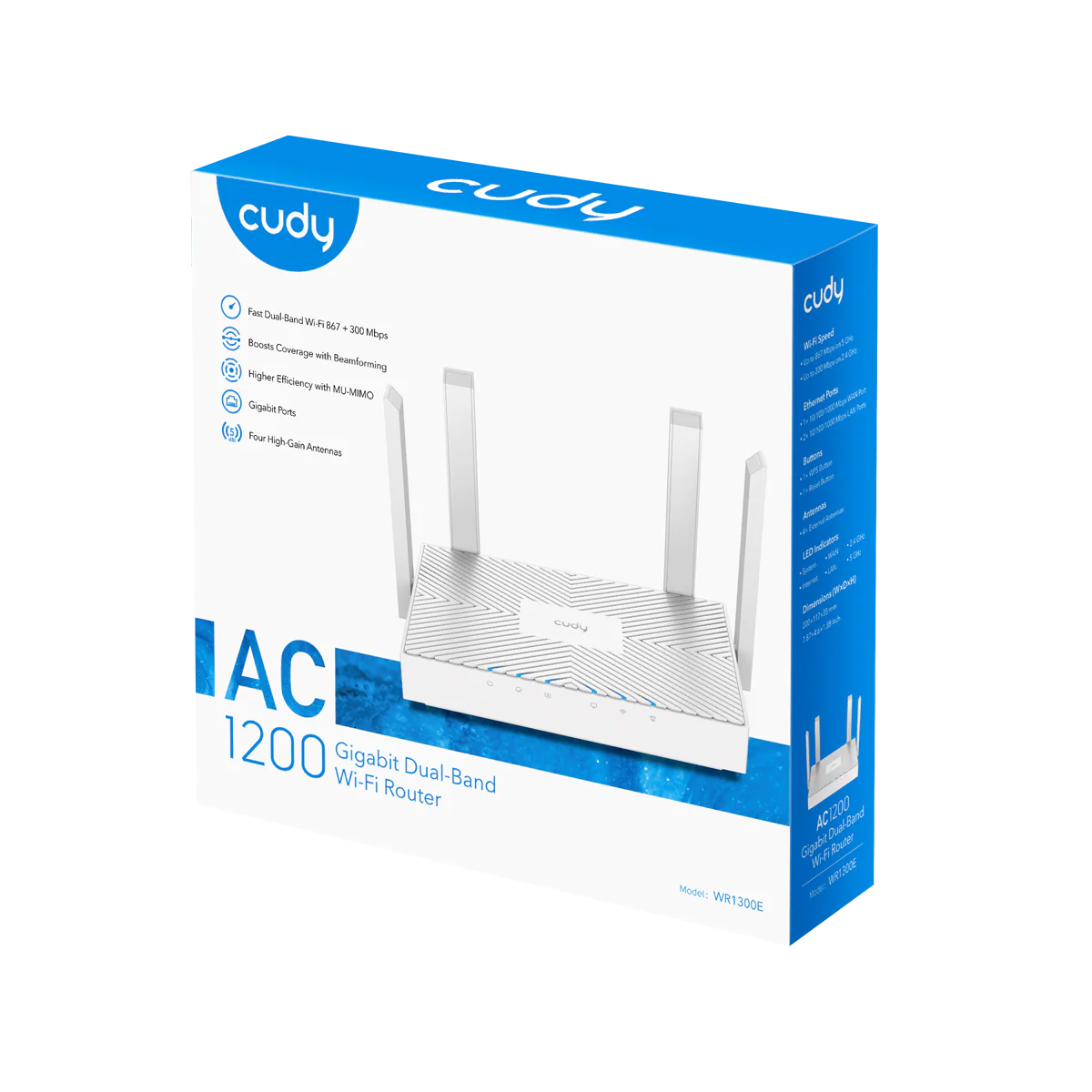 AC1200 Wi-Fi Router, WR1300E 1.0 - Image 5