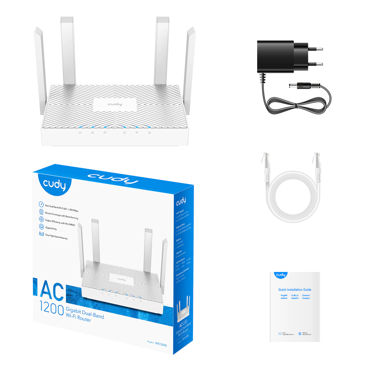 AC1200 Wi-Fi Router, WR1300E 1.0 - Image 6
