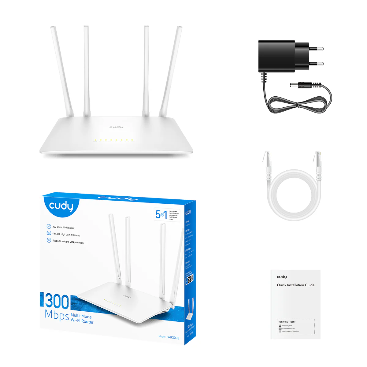 300 Mbps Multi-Mode Wi-Fi Router, WR300S 1.0 - Image 5