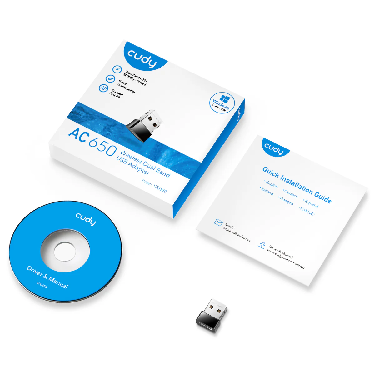 AC650 Wi-Fi Nano USB Adapter, WU650 1.0 - Image 5
